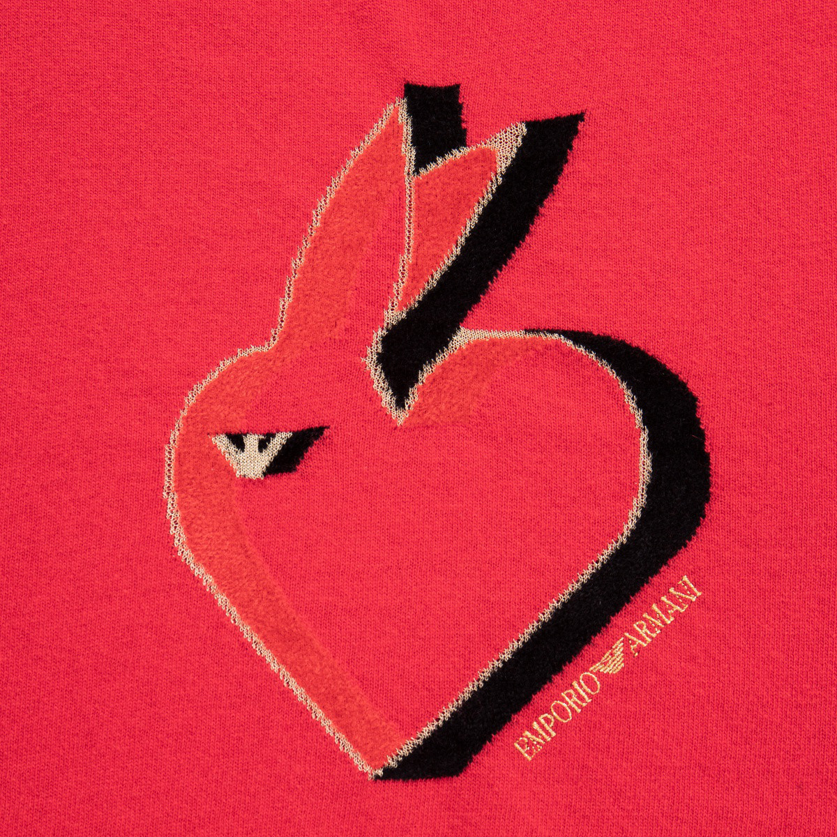 (Women) EMPORIO ARMANI  Red Rabbit Crewneck Knit Long Sleeve Sweater 3R2MWY-2M74Z-0334 圖 8