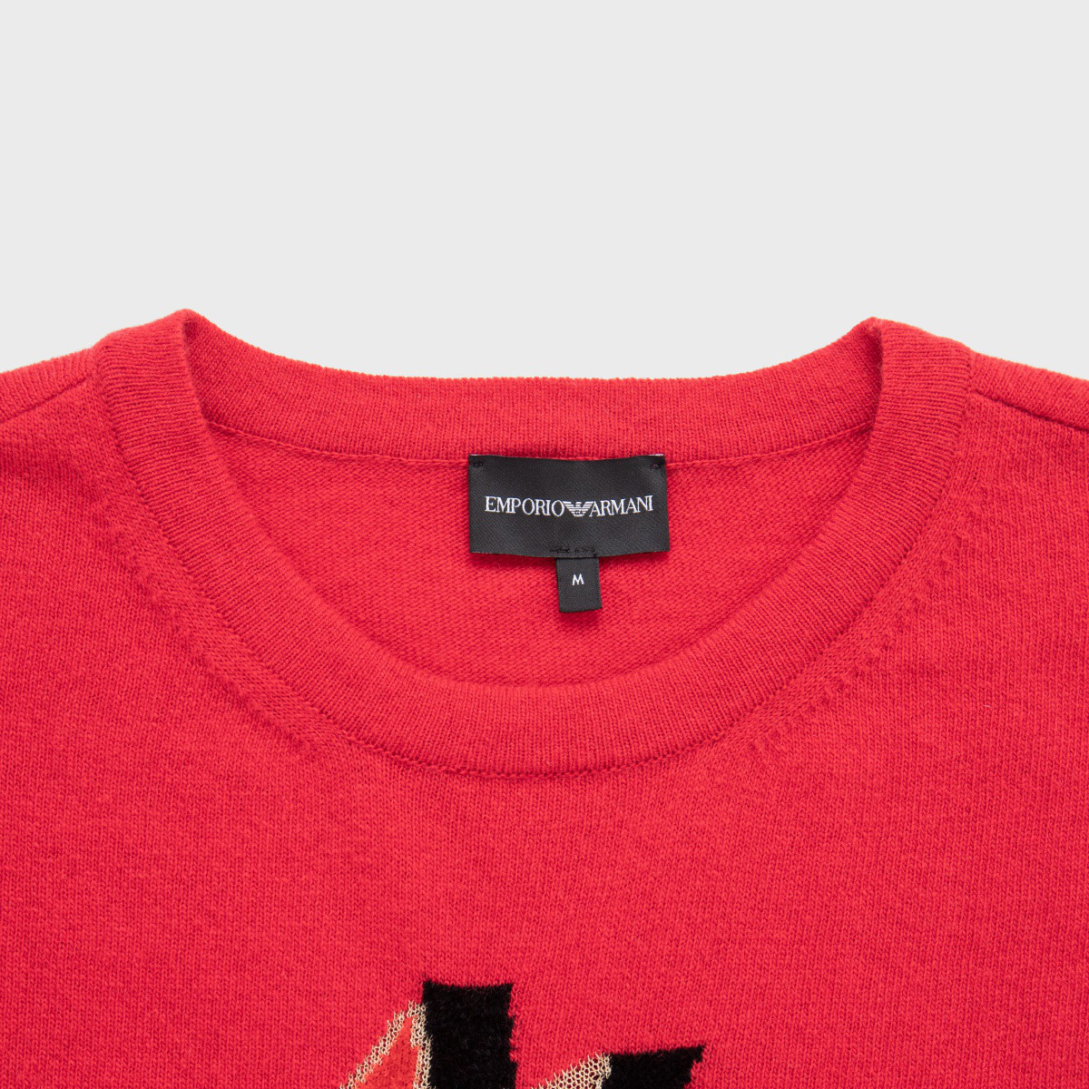 (Women) EMPORIO ARMANI  Red Rabbit Crewneck Knit Long Sleeve Sweater 3R2MWY-2M74Z-0334 圖 9