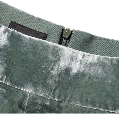 (W) 安普里奥·阿玛尼宽松版型绿色休闲阔腿裤 H3NP2C-C9922-1553 2