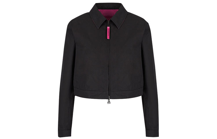 (Women) Emporio Armani  Reversible Short Jacket Black - Sustainable SS22 Series. 3L2BB4-2NF5Z-F011