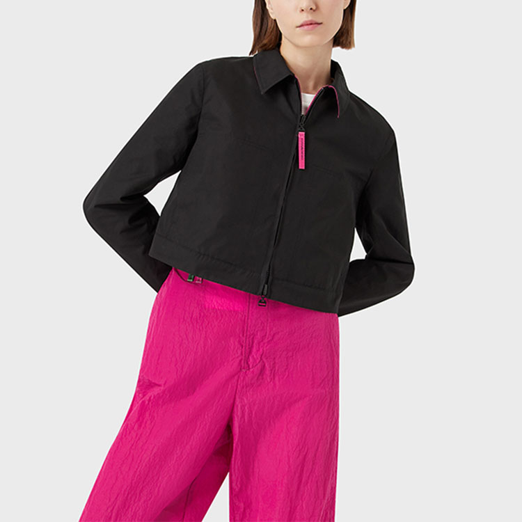 (Women) Emporio Armani  Reversible Short Jacket Black - Sustainable SS22 Series. 3L2BB4-2NF5Z-F011 圖 3