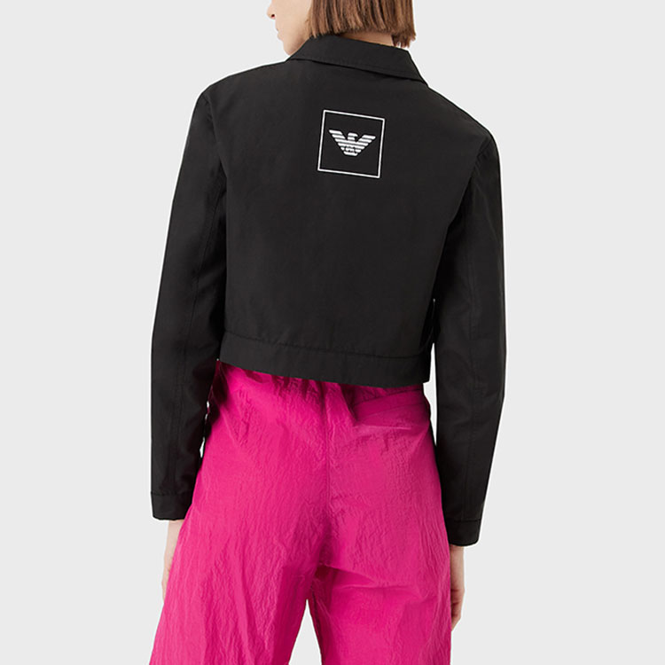 (Women) Emporio Armani  Reversible Short Jacket Black - Sustainable SS22 Series. 3L2BB4-2NF5Z-F011 圖 4