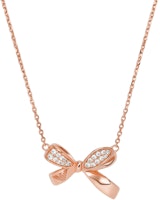 (Women) Emporio Armani Rose Gold Butterfly Bow Pendant Necklace 925 Silver. EG3543221 (Women) Emporio Armani Rose Gold Butterfly Bow Pendant Necklace 925 Silver. EG3543221