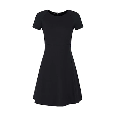 (Women) Emporio Armani Short Sleeve Zipper Mini Dress Blue E3NA1F-F9923-0926