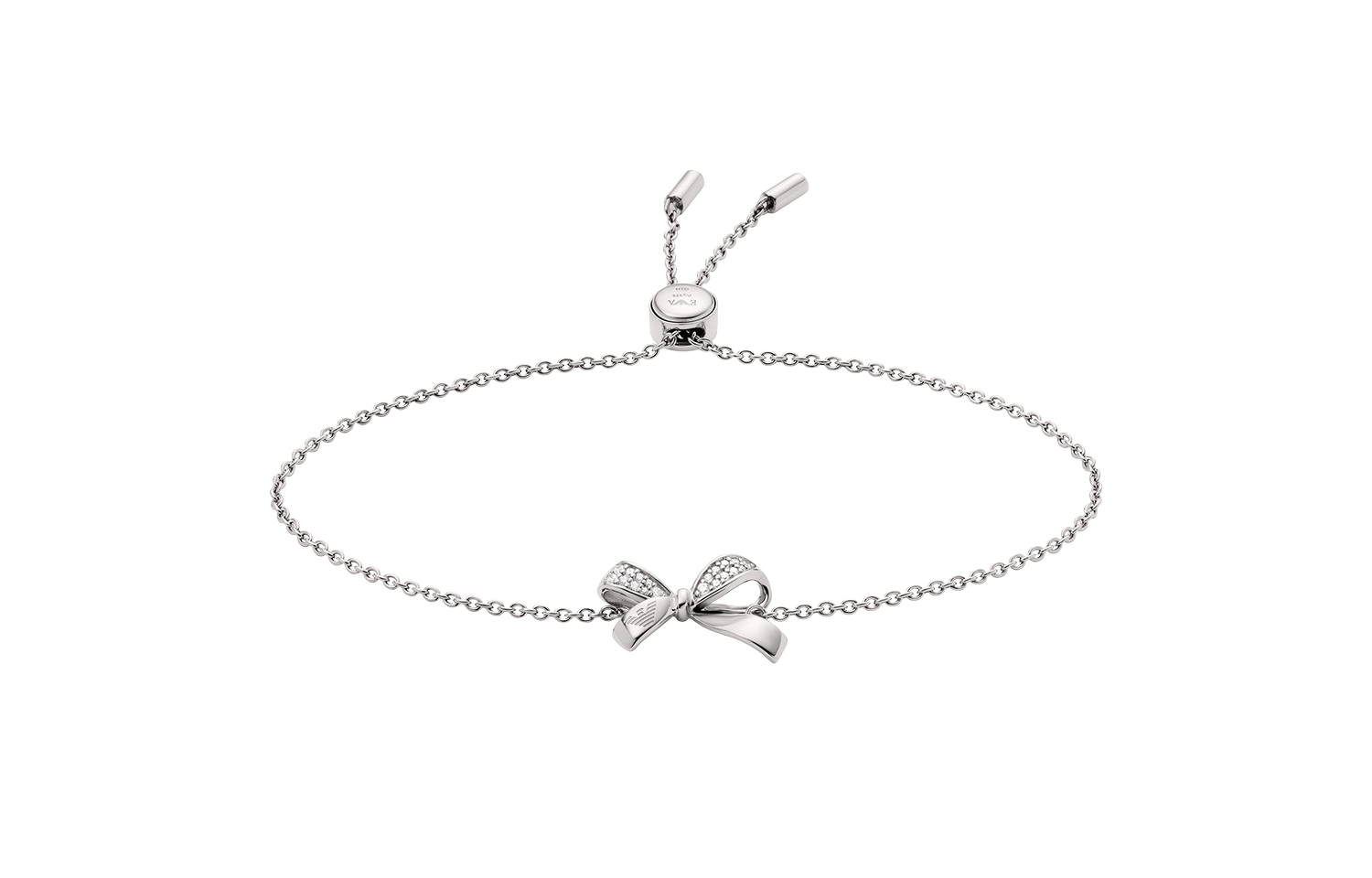 Order (W) Emporio Armani Gelang Perak dengan Reben & Kristal EG3548040