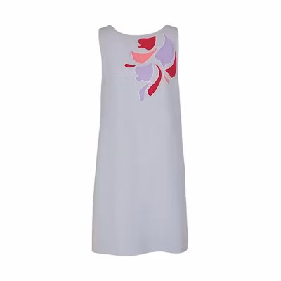 (Women) EMPORIO ARMANI Sleeveless Midi Casual Dress Gray H4NA12-E2003-1700
