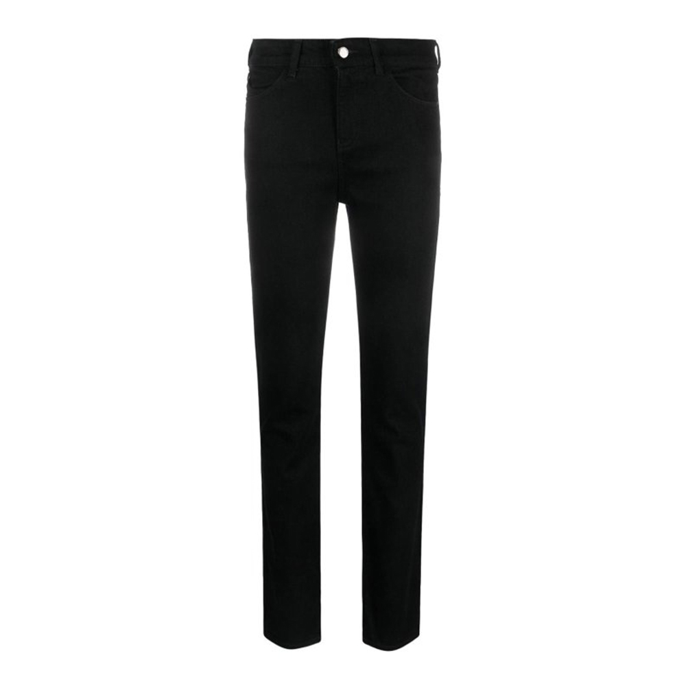 (Women) EMPORIO ARMANI  Slim-Fit Black Long Jeans 8N2J18-2DL1Z-0005