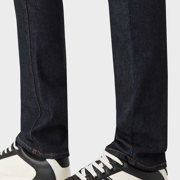 Details for (W) Emporio Armani Vaqueros Slim Fit Azul Oscuro de Talle Medio. 8N2J18-2DG5Z-0941