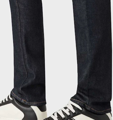 (W) Emporio Armani Vaqueros Slim Fit Azul Oscuro de Talle Medio. 8N2J18-2DG5Z-0941 Details for (W) Emporio Armani Vaqueros Slim Fit Azul Oscuro de Talle Medio. 8N2J18-2DG5Z-0941