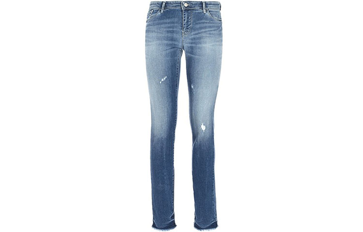 (Women) Emporio Armani  Slim Fit Washed Blue Long Denim Jeans. 3G2J23-D4NZ-0941 圖 2