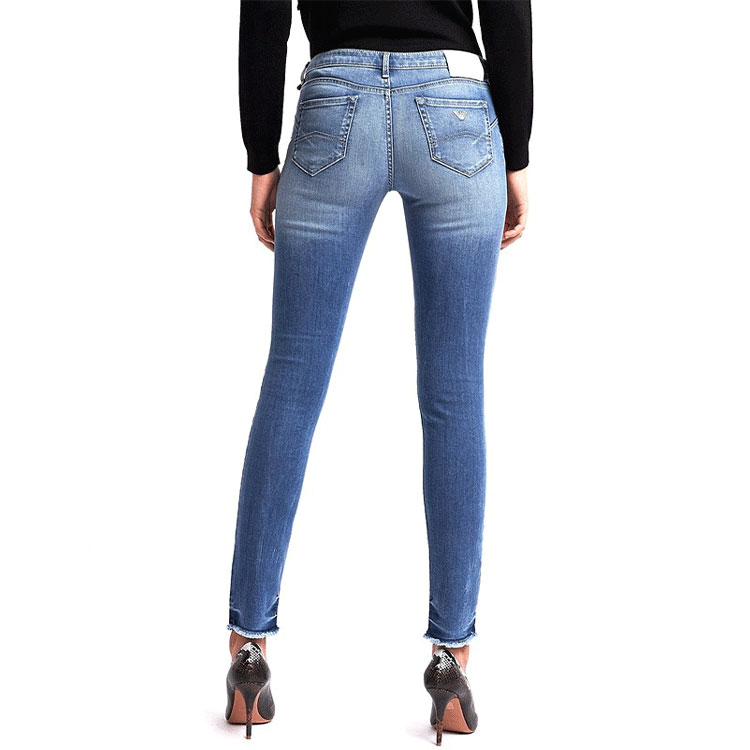 (Women) Emporio Armani  Slim Fit Washed Blue Long Denim Jeans. 3G2J23-D4NZ-0941 圖 5