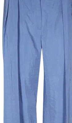 (W) Celana Kasual Lipit Warna Solid Emporio Armani - Biru. D4NP26-D2019-900 Details for (W) Celana Kasual Lipit Warna Solid Emporio Armani - Biru. D4NP26-D2019-900