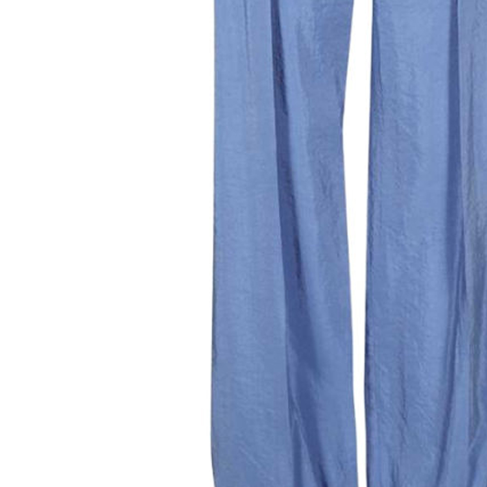 (Women) Emporio Armani  Solid Color Pleated Casual Pants - Blue. D4NP26-D2019-900 圖 7