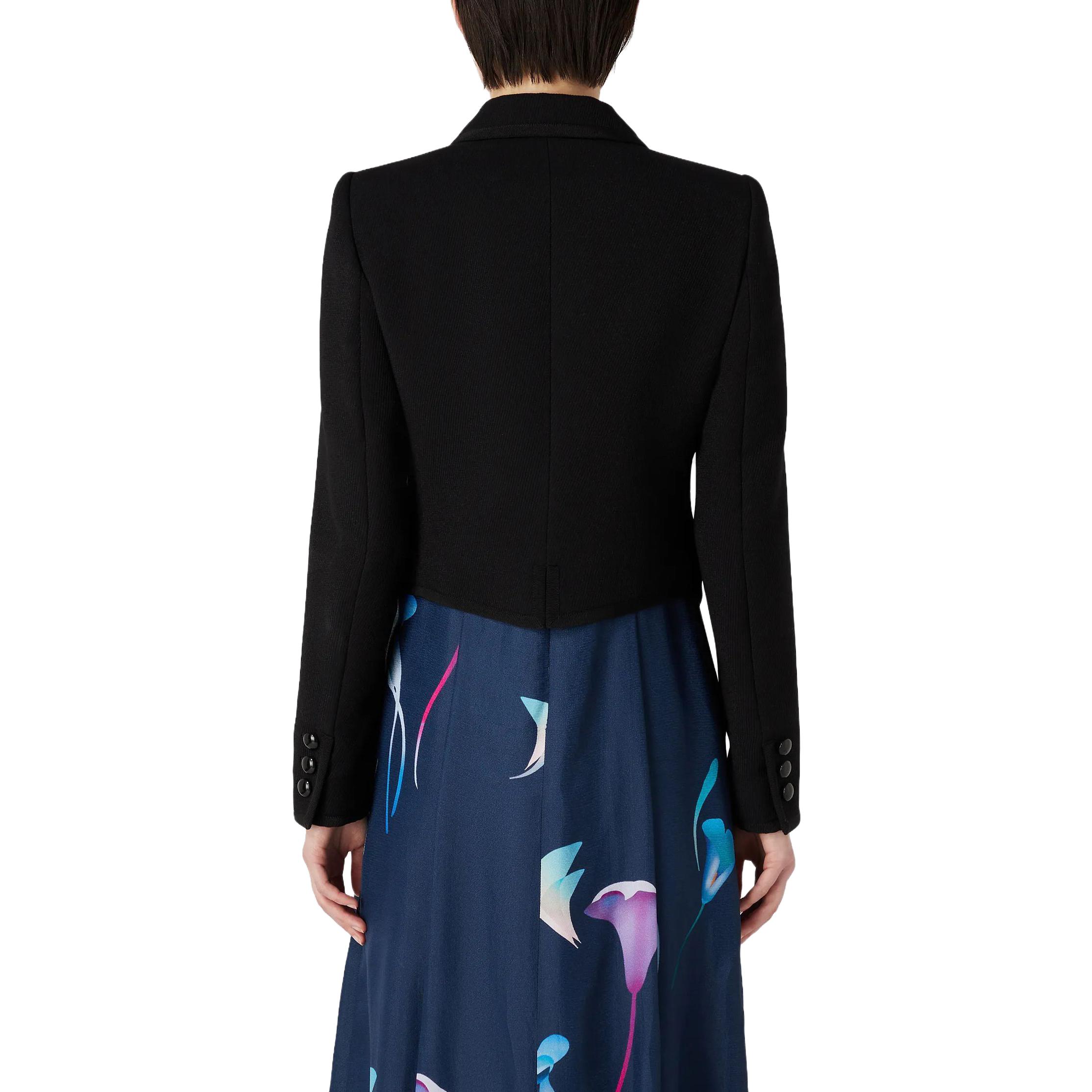 Purchase (W) 엠포리오 아르마니 더블 브레스티드 블랙 긴팔 블레이저. H4NG29-E2202-1999