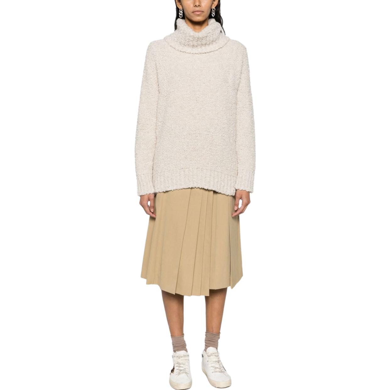 (Women) EMPORIO ARMANI  Solid High Neck Sweater in Off-White. 6R2MYQ-2MC6Z-0138 圖 3