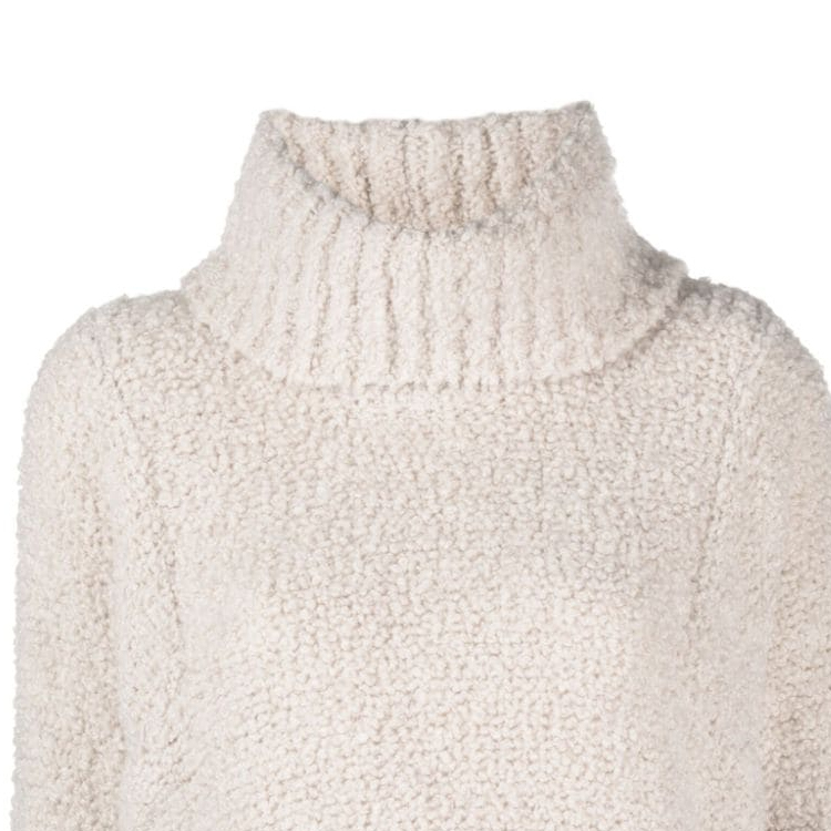(Women) EMPORIO ARMANI  Solid High Neck Sweater in Off-White. 6R2MYQ-2MC6Z-0138 圖 6