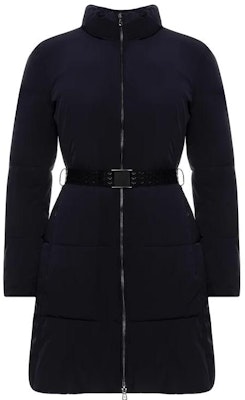 (W) エンポリオ アルマーニ ネイビー スタンドカラー ジップアップ ダウンジャケット 6G2L68-2NUHZ-0927 Buy (W) エンポリオ アルマーニ ネイビー スタンドカラー ジップアップ ダウンジャケット 6G2L68-2NUHZ-0927