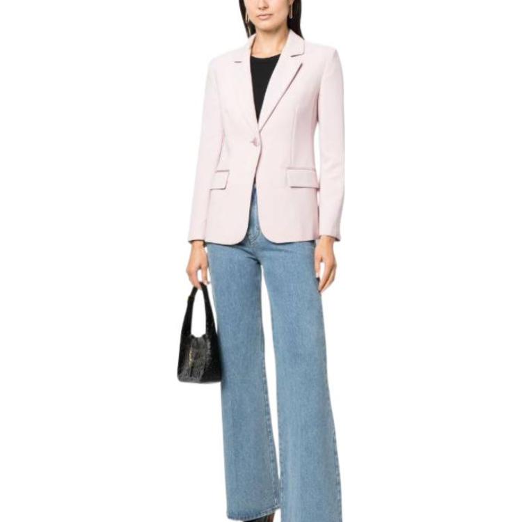 (Women) EMPORIO ARMANI  Solid Single-Breasted Blazer Light Pink FW22. H3NG2-XC993-2324 圖 3