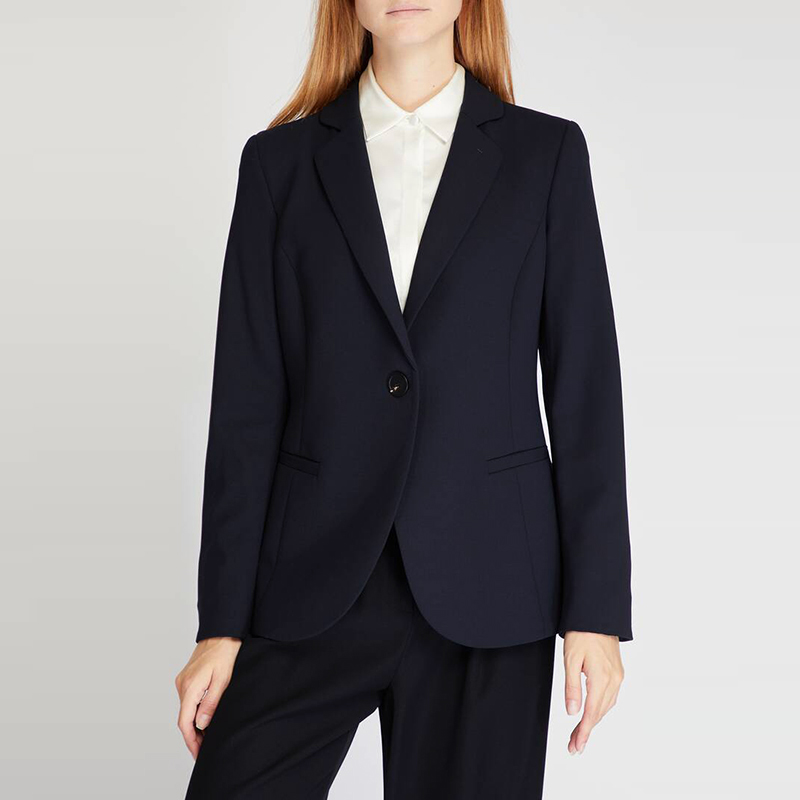 Shop (W) EMPORIO ARMANI 單粒扣西裝外套 SS23 - 深藍色 0NG3BT-02002-926