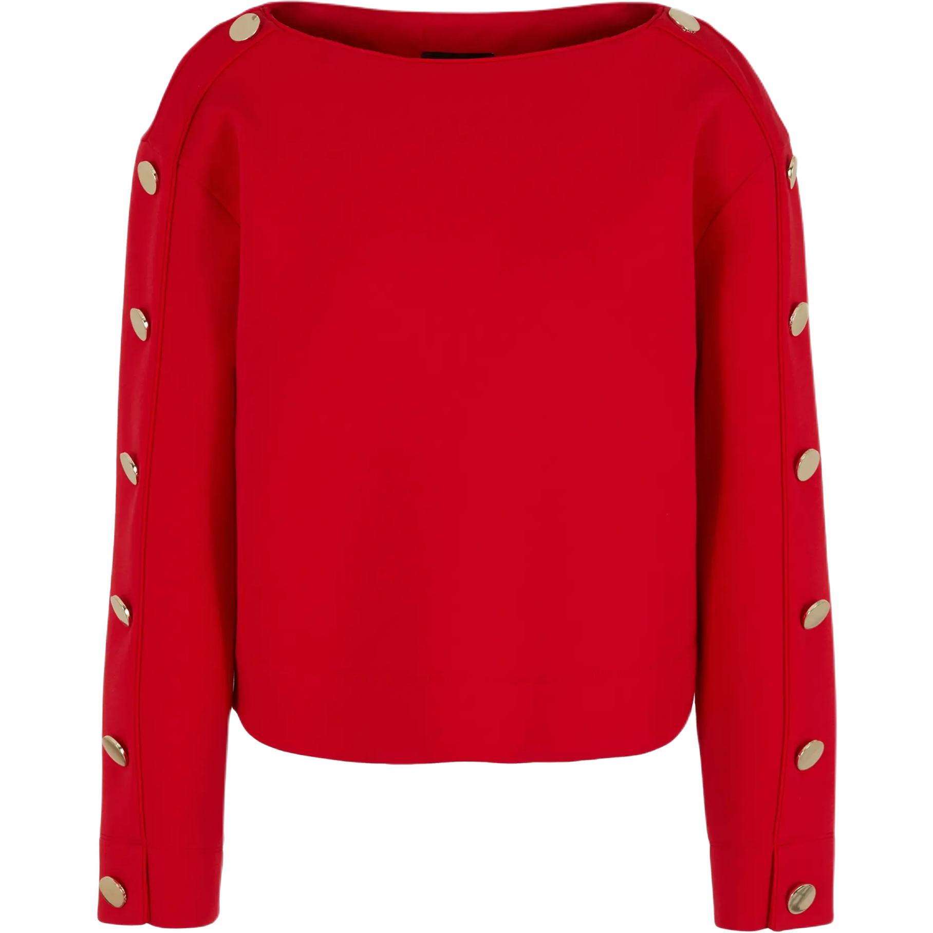 Cheap (W) Emporio Armani 2024農曆新年款針織長袖上衣钮扣設計 EW000007-AF10002-UC001