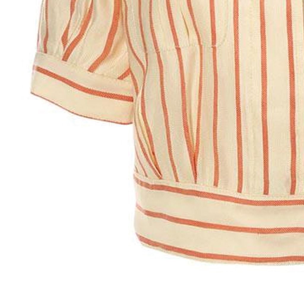 (Women) EMPORIO ARMANI  Striped Casual Short-Sleeve Shirt. 3H2B91-2N4JZ-F303 圖 7