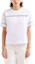 Lookbook (Women) EMPORIO ARMANI White Logo Embroidered Oversized T-Shirt SS24. 3D2T7J-2JIDZ-0100