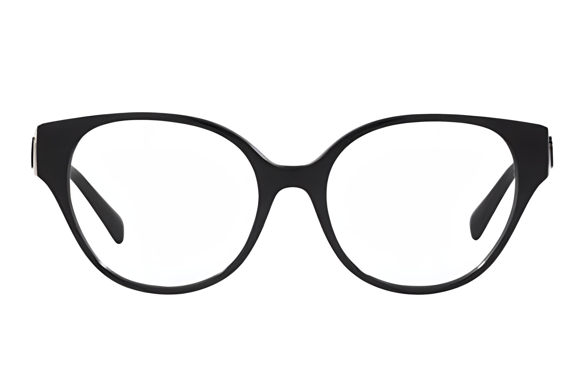 (Women) Emporio Armani Armani  Black Irregular Optical Glasses with Side Logo Design. EA32115017