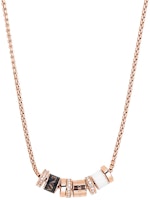 (Women) Emporio Armani Beaded Crystal Waist Steel Necklace EGS2424221 (Women) Emporio Armani Beaded Crystal Waist Steel Necklace EGS2424221