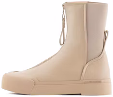 (Women) Emporio Armani Beige Zip-Up Comfortable Ankle Boots. X3N172XN896A645 (Women) Emporio Armani Beige Zip-Up Comfortable Ankle Boots. X3N172XN896A645