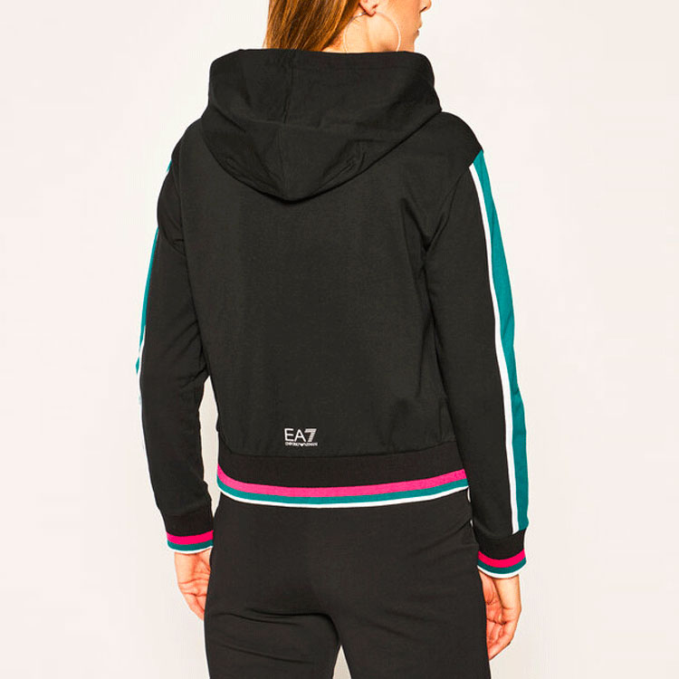 (Women) Emporio Armani Black Hoodie Casual Sweatshirt 3HTM41-TJ31Z-1200 圖 5