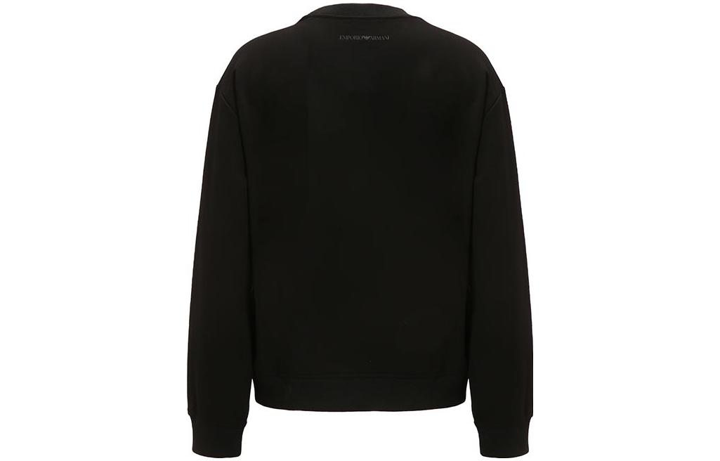 (Women) Emporio Armani Black Logo Print Crewneck Long-Sleeve Sweatshirt 3K2M7S-2JQMZ-0999 圖 3