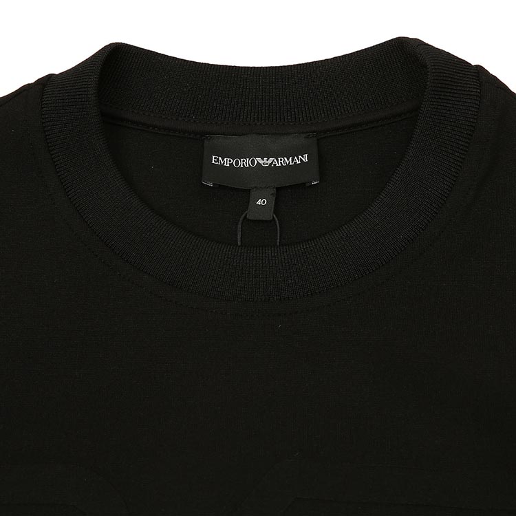 (Women) Emporio Armani Black Logo Print Crewneck Long-Sleeve Sweatshirt 3K2M7S-2JQMZ-0999 圖 4