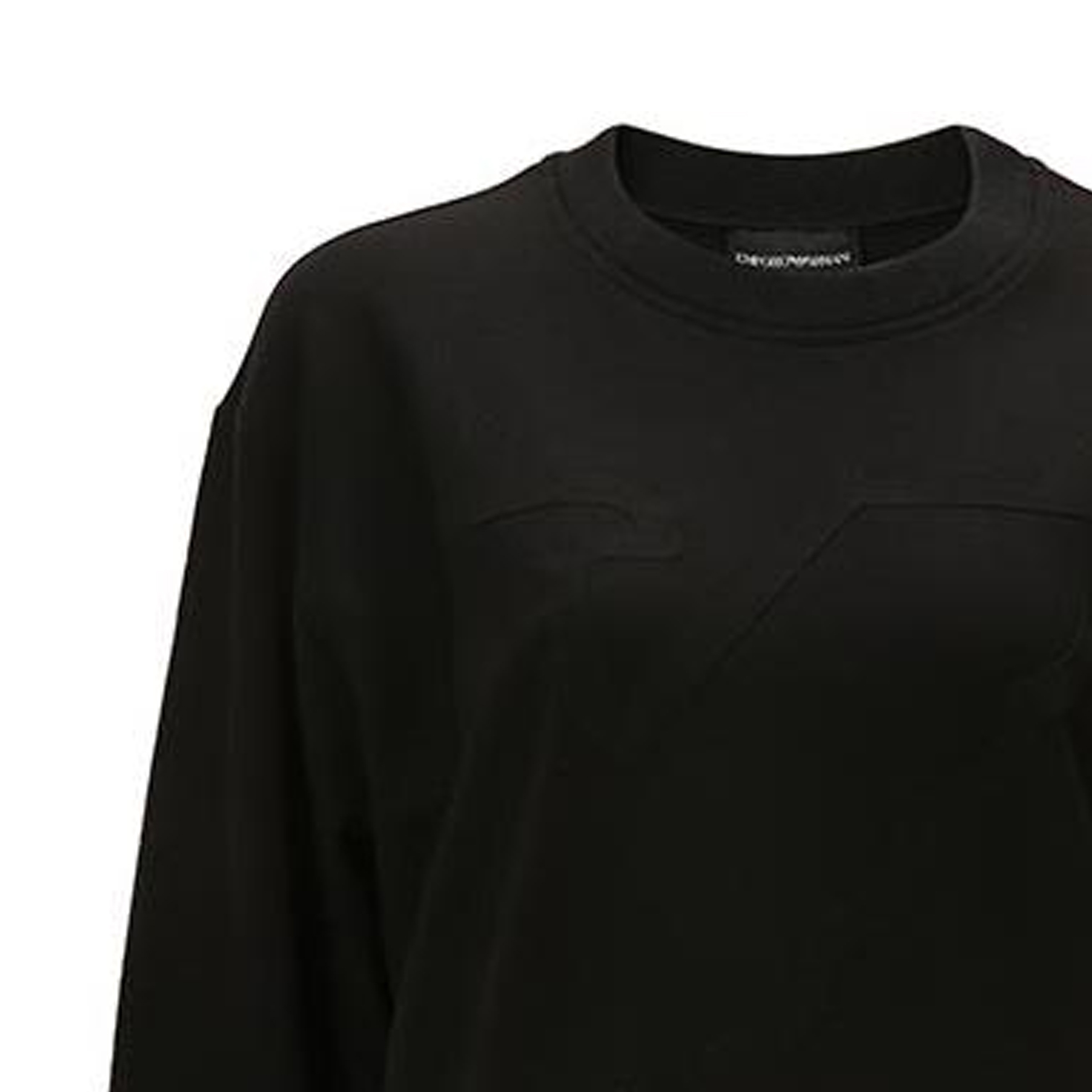 (Women) Emporio Armani Black Logo Print Crewneck Long-Sleeve Sweatshirt 3K2M7S-2JQMZ-0999 圖 5