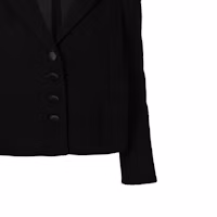 Sizing (W) EMPORIO ARMANI 黑色單排扣西裝外套帶結構肩設計 6K2G63-2NWBZ-0999