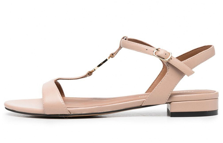 (W) Emporio Armani Buckle Strap Sandal 'Pink'