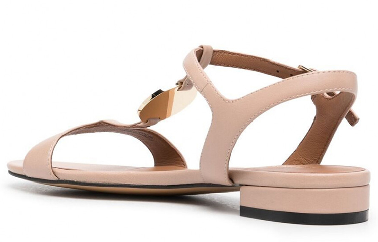 (W) Emporio Armani Buckle Strap Sandal 'Pink' 圖 4