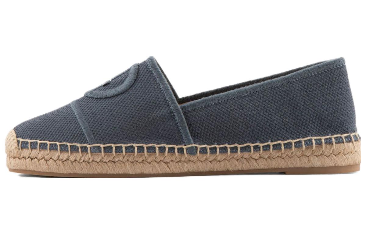 (W) Emporio Armani Canvas 'Embroidered Logo - Navy Blue'