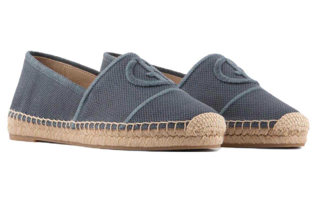 (W) Emporio Armani Canvas 'Embroidered Logo - Navy Blue' 圖 2