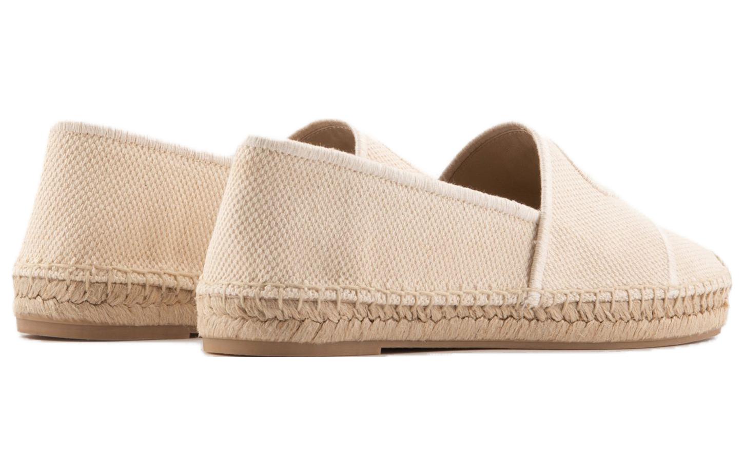 Shop (W) 엠포리오 아르마니 캔버스 슬립온 (라이트 브라운) X1S022XN8331A666