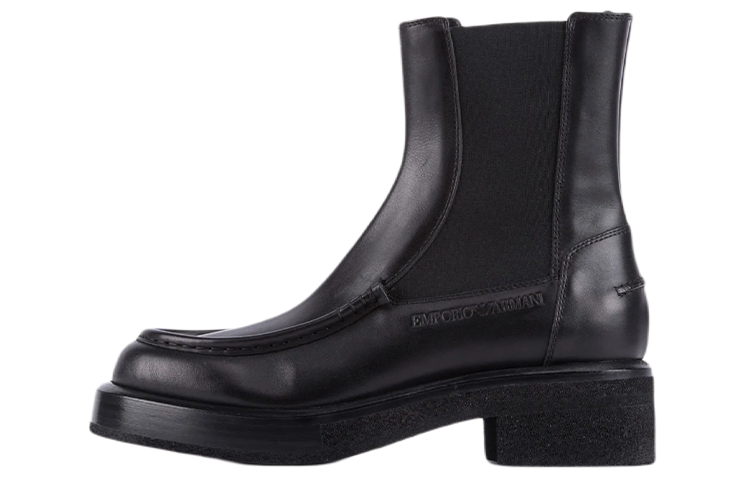 (Women) Emporio Armani Chelsea Boot 'Black Vegan Leather' X3N158XF267100002