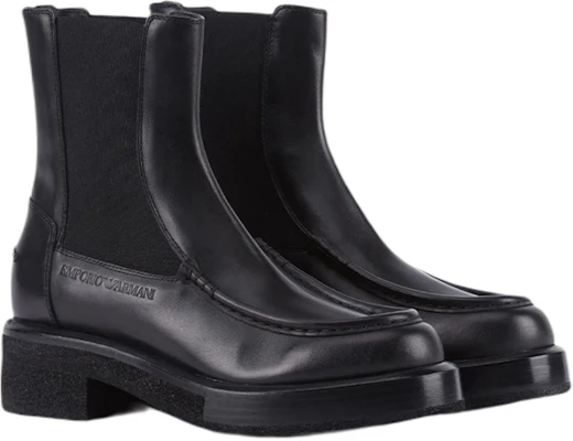 (W) But Emporio Armani Chelsea 'Kulit Vegan Hitam'. X3N158XF267100002 Order (W) But Emporio Armani Chelsea 'Kulit Vegan Hitam'. X3N158XF267100002