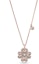 Buy (Women) Emporio Armani Clover Pendant Necklace 925 Silver Rose Gold Jewelry. EG3609221