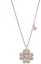 Order (Women) Emporio Armani Clover Pendant Necklace 925 Silver Rose Gold Jewelry. EG3609221