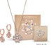 Details for (Women) Emporio Armani Clover Pendant Necklace 925 Silver Rose Gold Jewelry. EG3609221