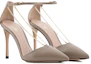 Order (Women) Emporio Armani d'Orsay 'Light Brown Buckle Pointed Stiletto' X1F183XF491100377