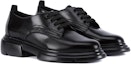 Shop (W) Emporio Armani Derby Brogue 'Kulit Hitam Matte' X3C164XF594100002