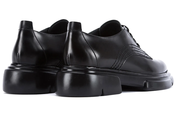 Purchase (W) (女性用) エンポリオ・アルマーニ ダービー・ブローグ 'マットブラックレザー' X3C164XF594100002 X3C164XF594100002