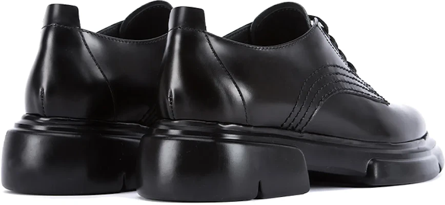 (W) Emporio Armani 德比鞋 '哑光黑色皮革' X3C164XF594100002 Purchase (W) Emporio Armani 德比鞋 '哑光黑色皮革' X3C164XF594100002