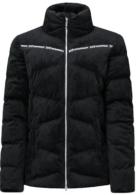 (W) EMPORIO ARMANI EA7 黑色高領棉質外套印花夾克. 6KTB09-TN4LZ-1200 Buy (W) EMPORIO ARMANI EA7 黑色高領棉質外套印花夾克. 6KTB09-TN4LZ-1200