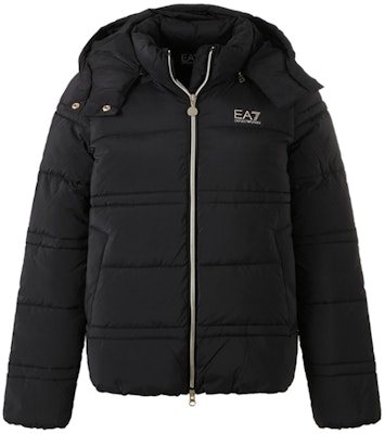 (W) EMPORIO ARMANI EA7 黑色印花連帽棉質外套 SS24. 6RTB09-TNDAZ-0200 Order (W) EMPORIO ARMANI EA7 黑色印花連帽棉質外套 SS24. 6RTB09-TNDAZ-0200